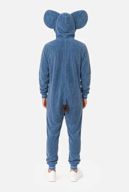 Olifant Onesie Unisex Blauwgrijs van OppoSuits koop je bij Partywinkel