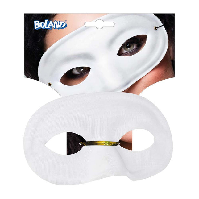 Oogmasker Wit van Boland koop je bij Partywinkel