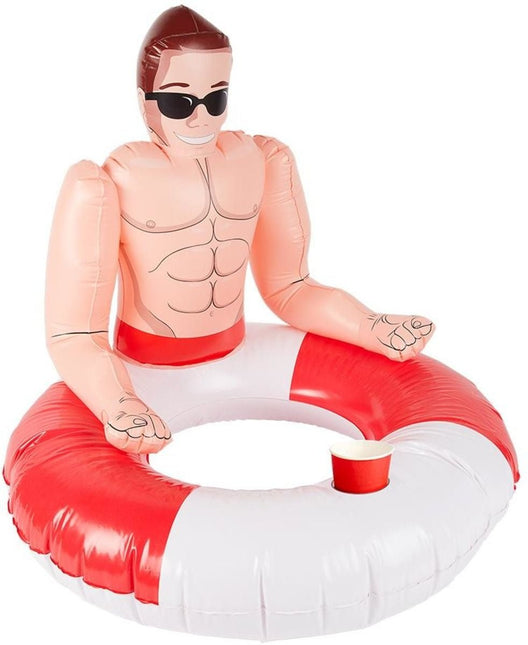 Opblaasbare Zwemband Lifeguard 88cm van Smiffys koop je bij Partywinkel