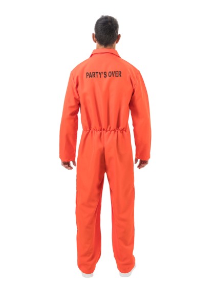 Fangekostume til mænd, orange