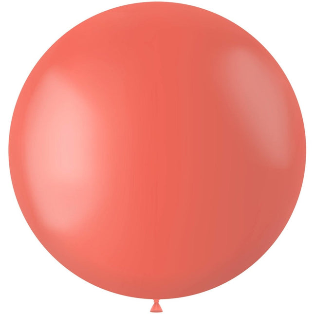 Oranje Ballon Fresh Cantaloupe 80cm van Folat koop je bij Partywinkel