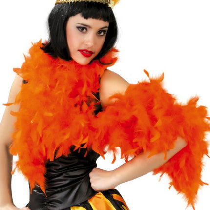 Oranje Boa 1,80m van Fiestas Guirca koop je bij Partywinkel