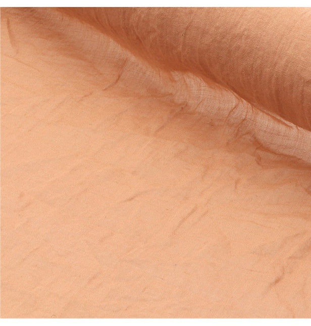 Oranje Cantaloupe Tafelkleed Chiffon 3m van CHAKS koop je bij Partywinkel