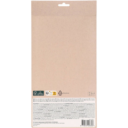 Oranje Deurgordijn Gestreept 2m van Folat koop je bij Partywinkel