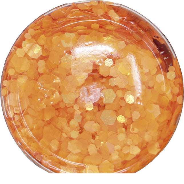 Oranje Glitter Gel 20g van Fiestas Guirca koop je bij Partywinkel