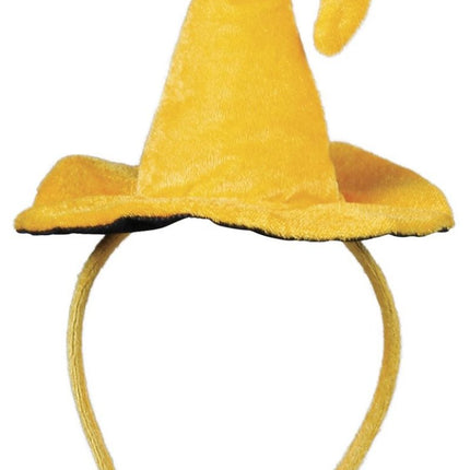 Oranje Halloween Haarband Heksenhoedje van Fiestas Guirca koop je bij Partywinkel