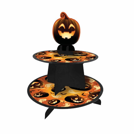 Oranje Halloween Tafeldecoratie Pompoenen 36cm van Fiestas Guirca koop je bij Partywinkel
