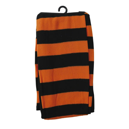 Oranje Legging Gestreept van Fiestas Guirca koop je bij Partywinkel