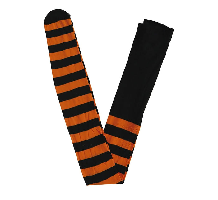 Oranje Legging Gestreept van Fiestas Guirca koop je bij Partywinkel