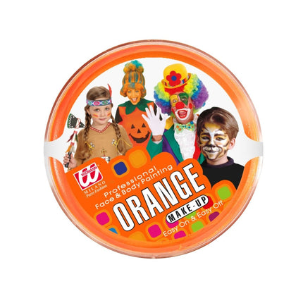 Oranje Schmink 25gr van Widmann koop je bij Partywinkel