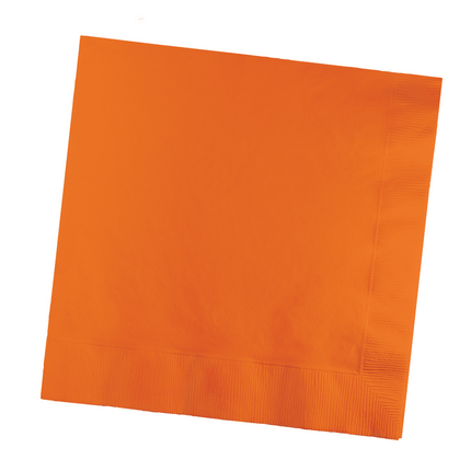 Oranje Servetten 3 - Laags 41cm 25st van Creative Converting koop je bij Partywinkel