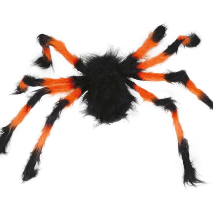 Oranje Zwarte Nep Spin 75cm van Fiestas Guirca koop je bij Partywinkel