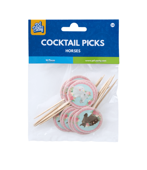 Paard Cocktailprikkers van Paper Dreams koop je bij Partywinkel