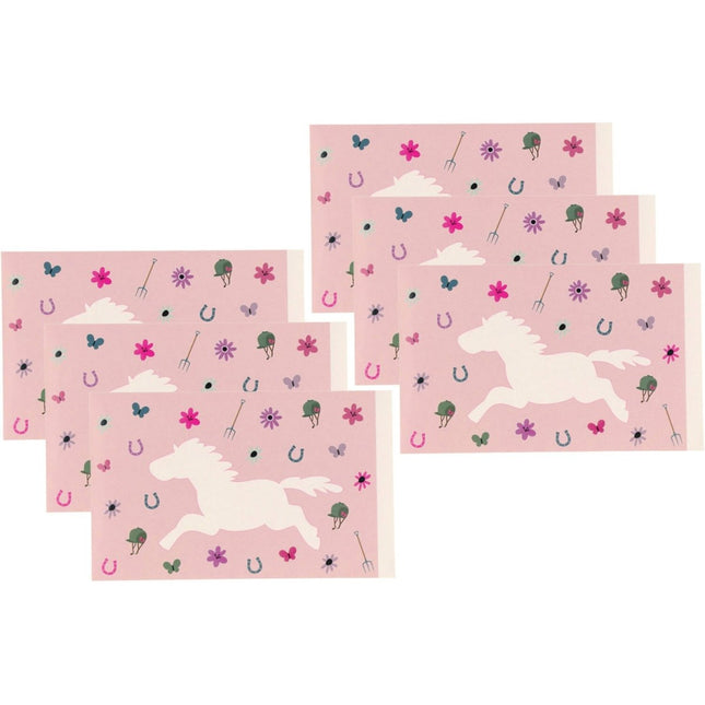 Paard Stickers Bellenblaas 6st van Folat koop je bij Partywinkel