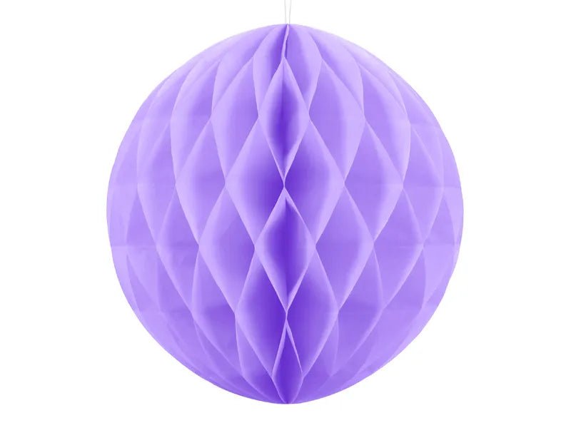 Paars Honeycomb 40cm van Partydeco koop je bij Partywinkel