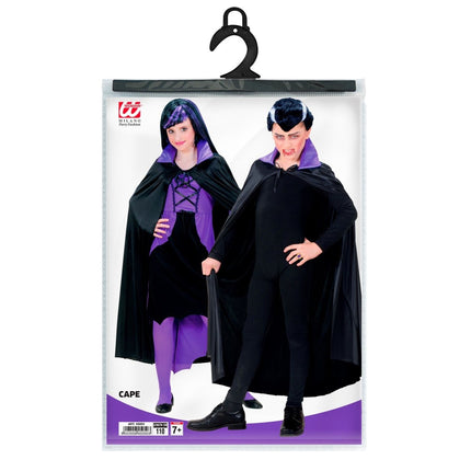 Paars Zwarte Cape Kind van Widmann koop je bij Partywinkel