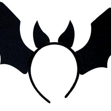 Paarse Halloween Haarband Vleermuis van Fiestas Guirca koop je bij Partywinkel