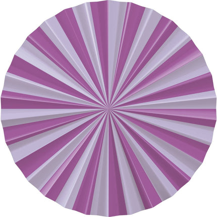 Paarse Papieren Waaiers 35cm 3st van Folat koop je bij Partywinkel