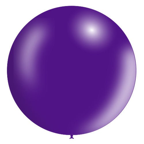 Paarse Reuze Ballon XL Metallic 91cm van Balloonia koop je bij Partywinkel