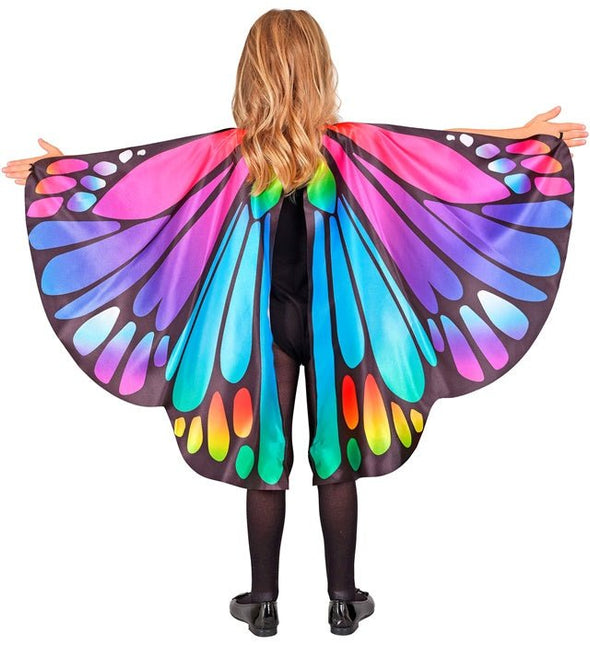 Paars/Roze Vlindervleugels En Oogmasker van Widmann koop je bij Partywinkel