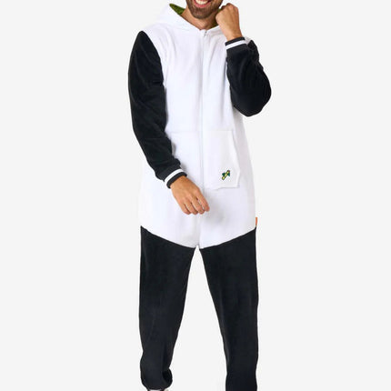 Panda Onesie Zwart Wit van OppoSuits koop je bij Partywinkel