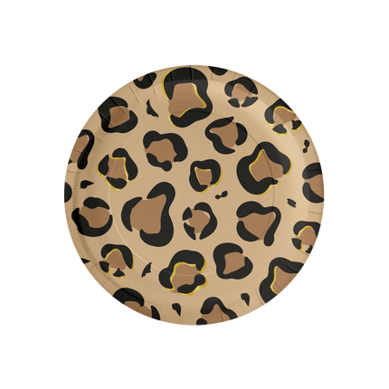 Panter Borden 23cm 8st van Paper Dreams koop je bij Partywinkel