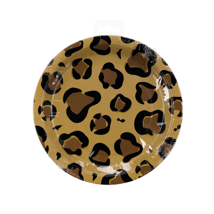 Panter Borden 23cm 8st van Paper Dreams koop je bij Partywinkel