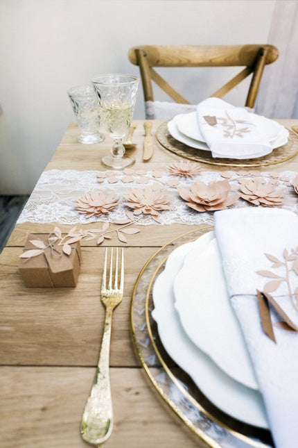 Papieren Bloemen Roze Pastel 3st van Partydeco koop je bij Partywinkel