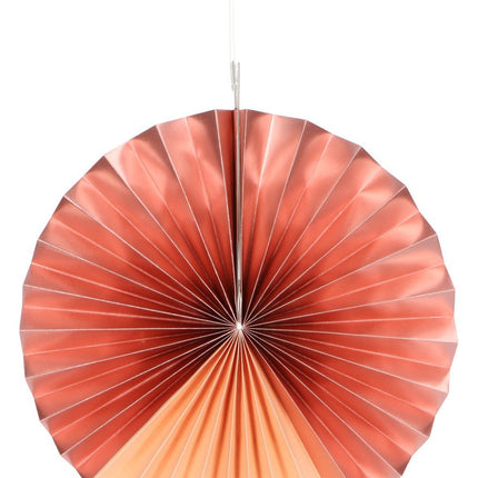 Papieren Waaiers Roze 35cm 3st van Folat koop je bij Partywinkel