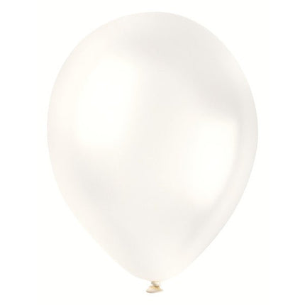 Parelwitte Ballonnen 30cm 50st van Unique koop je bij Partywinkel