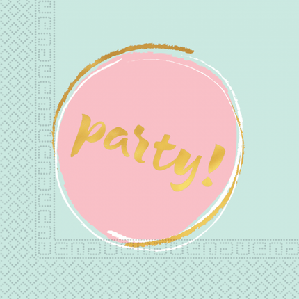 Party Servetten Pastel 33cm 20st van Procos koop je bij Partywinkel