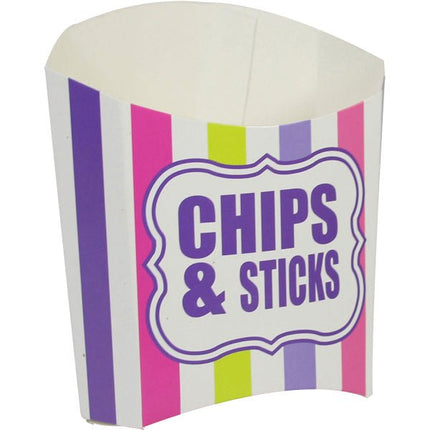 Patatbakje Chips & Sticks Paars van Riethmueller koop je bij Partywinkel