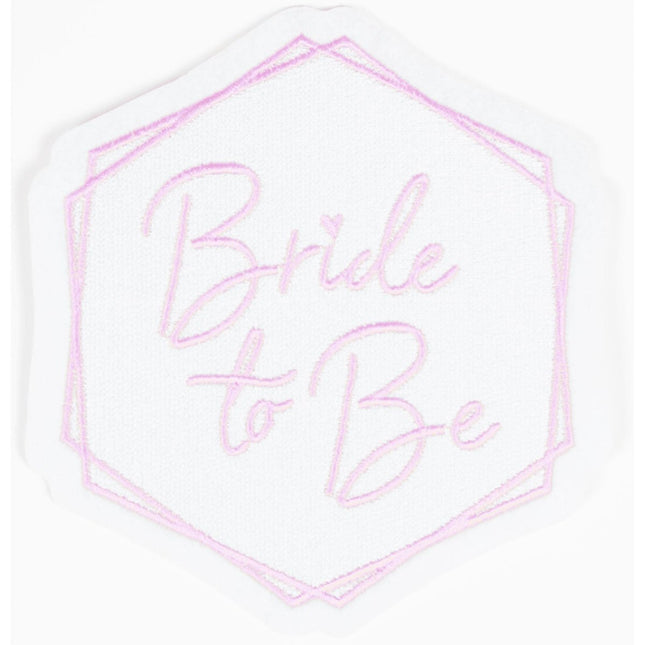 Patch Bride To Be 9,8cm van Riethmueller koop je bij Partywinkel