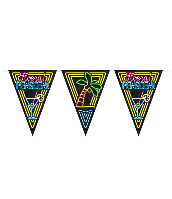 Pensioen Slingers Neon 10m van Paper Dreams koop je bij Partywinkel