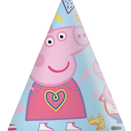 Peppa Pig Feesthoedjes 6st van Procos koop je bij Partywinkel