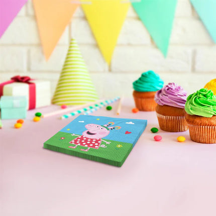 Peppa Pig-servietter, 33 cm, 20 stk.