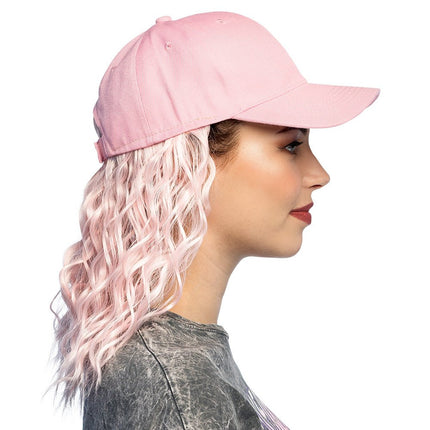 Pet Casey met pruik roze van Boland koop je bij Partywinkel