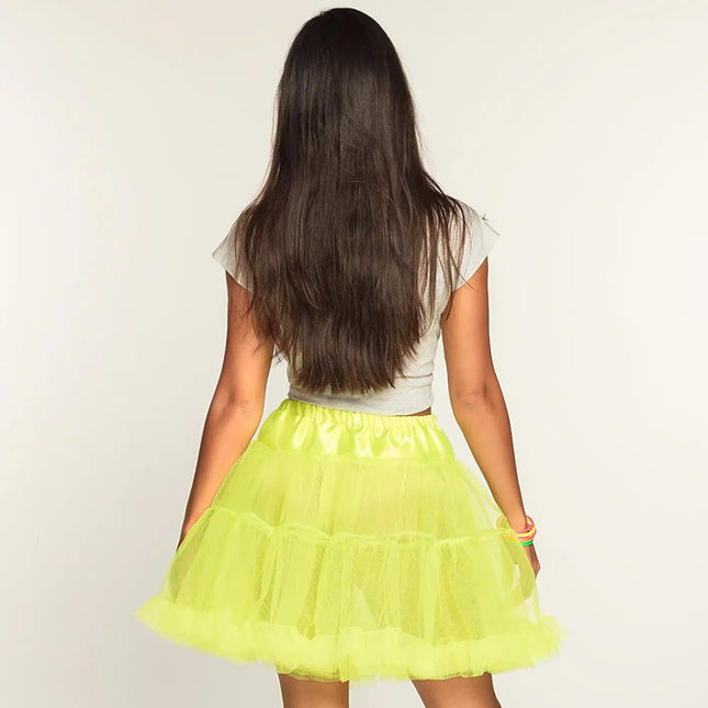 Petticoat Neon Geel van Boland koop je bij Partywinkel