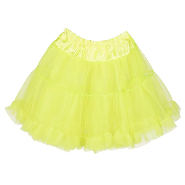 Petticoat Neon Geel van Boland koop je bij Partywinkel