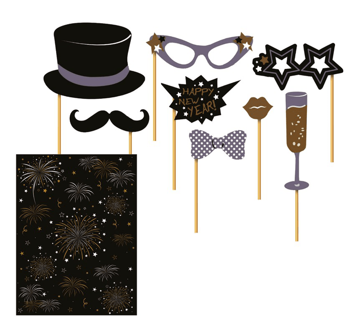 Photobooth New Year 8 delig van Fiestas Guirca koop je bij Partywinkel