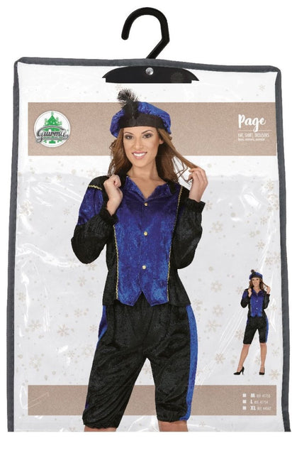 Pietenpak Blauw Dames van Fiestas Guirca koop je bij Partywinkel