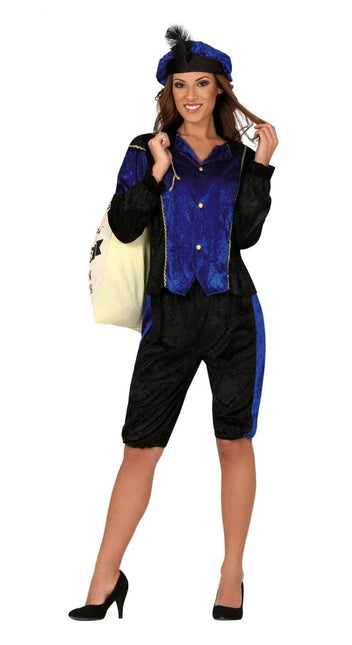 Pietenpak Blauw Dames van Fiestas Guirca koop je bij Partywinkel