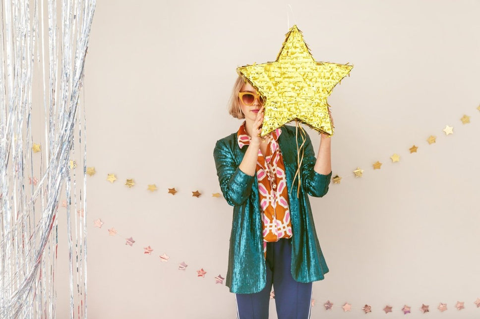 Pinata Ster 45cm van Partydeco koop je bij Partywinkel