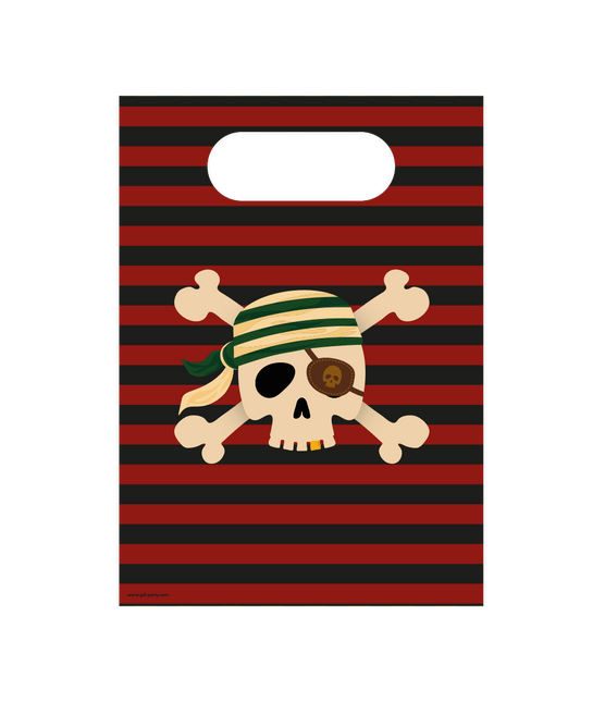 Piraat Cadeautasje 23cm van Paper Dreams koop je bij Partywinkel