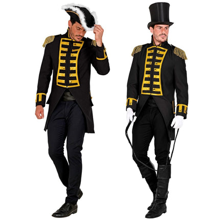 Piraat Jas Zwart Heren van Widmann koop je bij Partywinkel