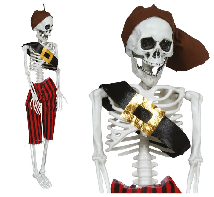 Piraat Skelet 40cm van Fiestas Guirca koop je bij Partywinkel