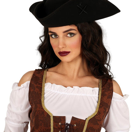 Piraathoed Zwart van Fiestas Guirca koop je bij Partywinkel