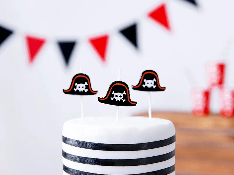 Piraten Kaarsen 2cm 5st van Partydeco koop je bij Partywinkel