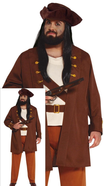 Piraten Kostuum Bruin van Fiestas Guirca koop je bij Partywinkel