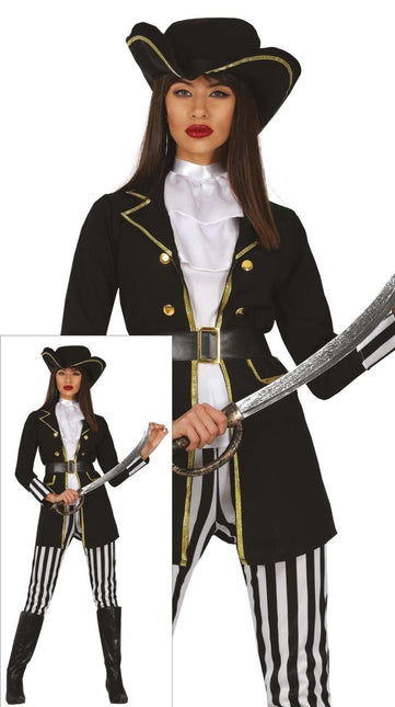 Piraten Kostuum Dames Zwart van Fiestas Guirca koop je bij Partywinkel